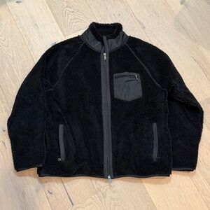 Todd Snyder Sherpa Fleece Mens Zip up Jacket Large